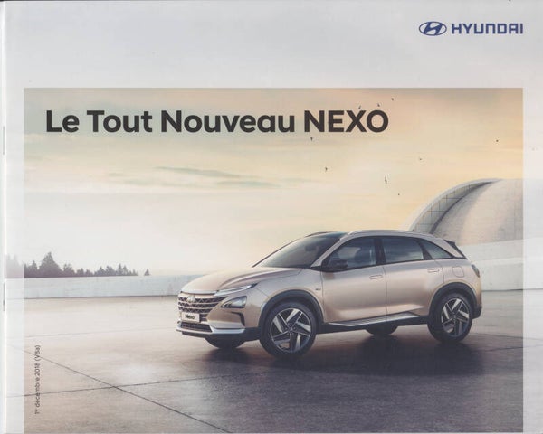 Hyundai Nexo brochure, 16 pages, Belgium (French), 12/2018