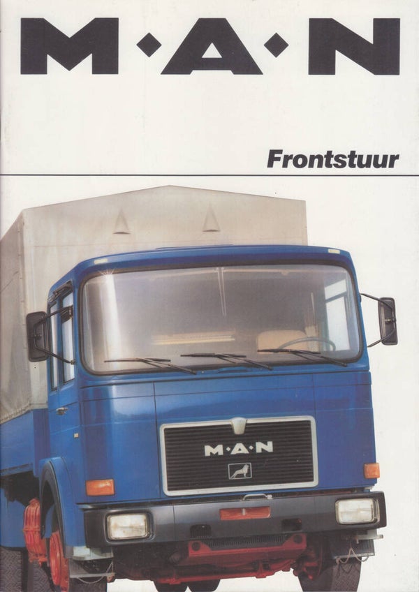 MAN front steering trucks program, 36 pages,  Dutch language, 12/1970