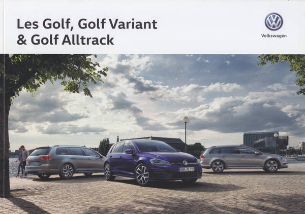 Volkswagen Golf, Golf Variant & Golf Alltrack, 52 pages, French, 11/2018
