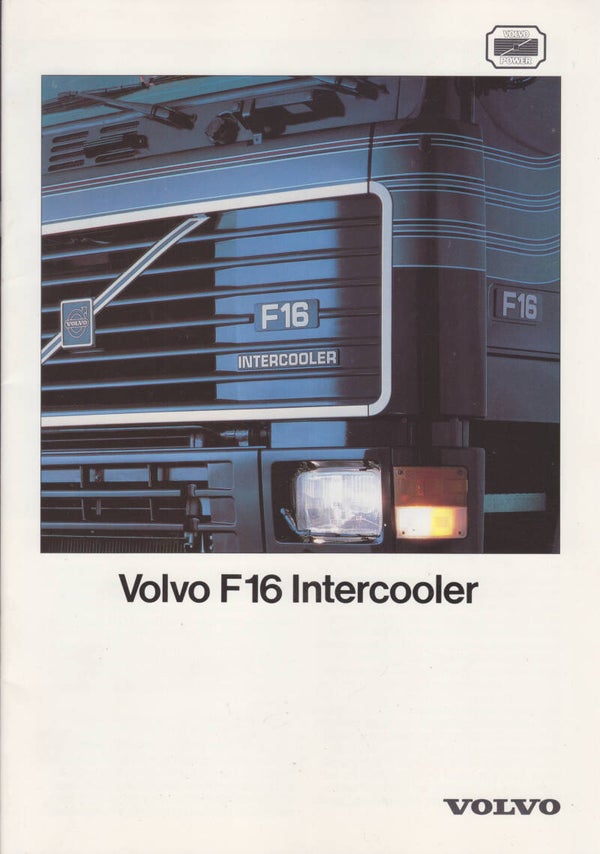 Volvo F-16 Intercooler Truck, 20 pages, German, 07/1989