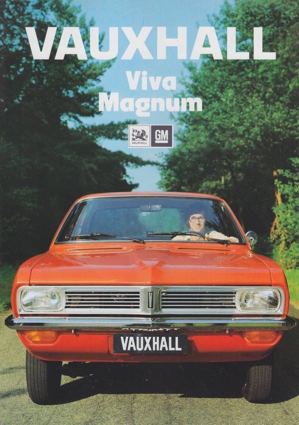 Vauxhall Viva & Magnum folder, 4 pages, Dutch, 1/1975