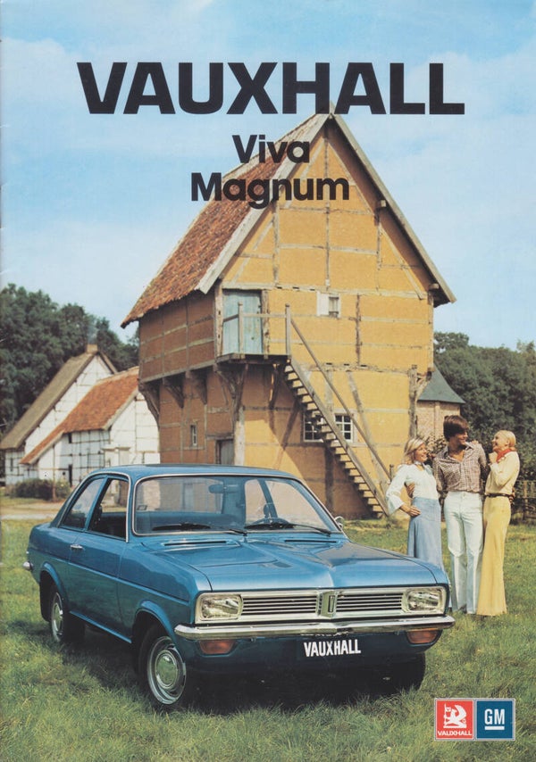 Vauxhall Viva & Magnum brochure, 20 pages, Dutch, 12/1974
