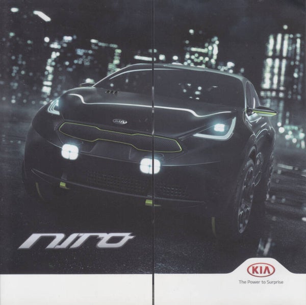 Kia Niro concept car, smaller folder, 6 pages, English, 2013