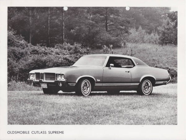 Oldsmobile Cutlass Supreme Coupe, press photo, USA, 1971