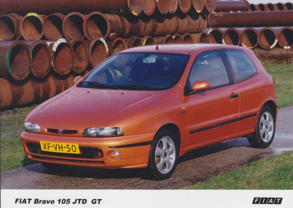Fiat Brava 105 JTD GT, press photo, Dutch, 1998