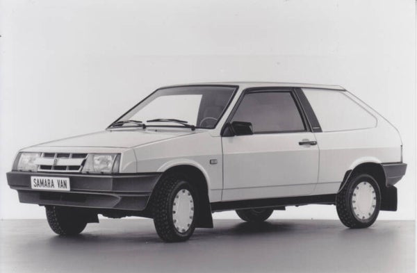 Lada Samara Blinded Van, press photo, Dutch, 1980s