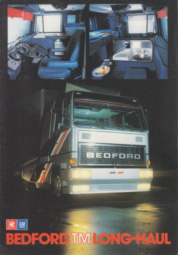 Bedford TM Long Haul truck postcard, UK, 1970s