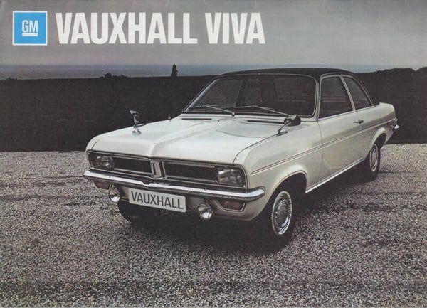Vauxhall Viva 2/4-Door Saloon & Estate brochure, 16 pages, Dutch, 1972