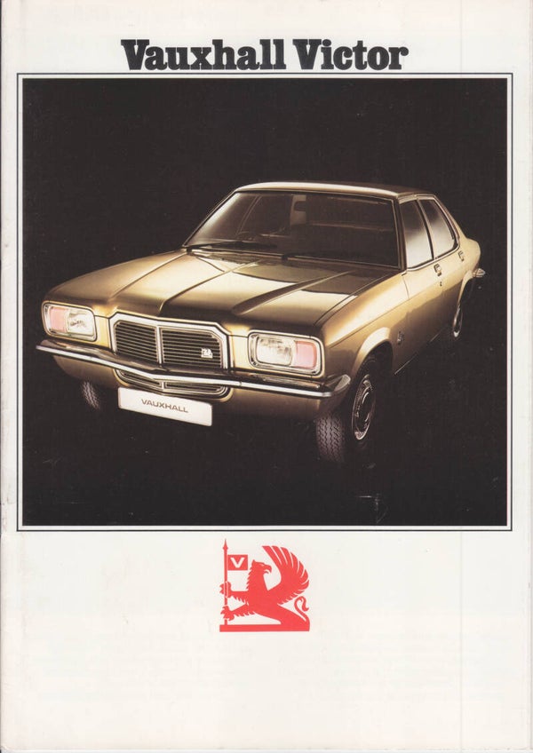 Vauxhall Victor 1800/2300 Saloon brochure, 14 pages, UK, 9/1973