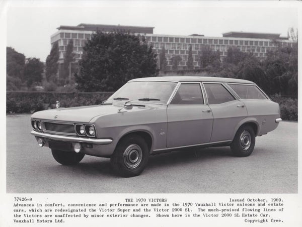 Vauxhall Victor Estate, press photo, UK, 10/1969