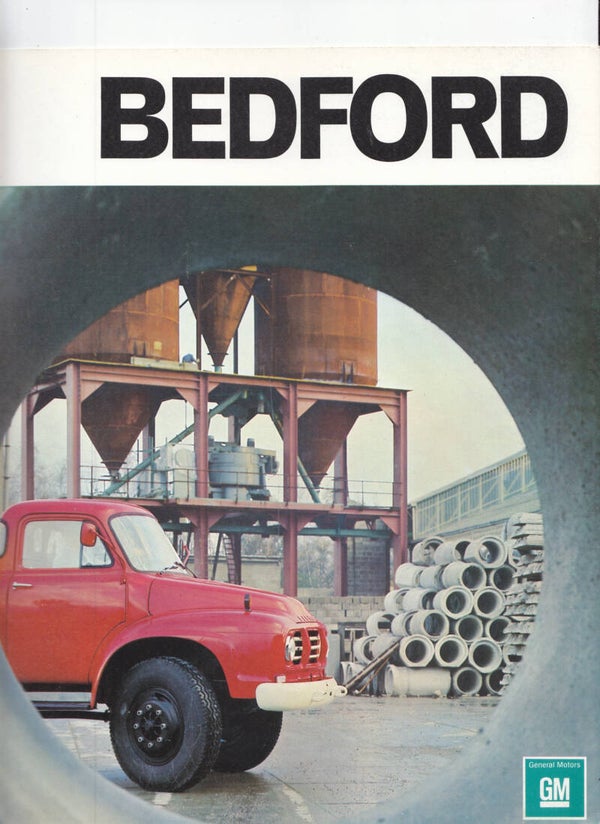 Bedford C-series truck program, 8 pages, Dutch, 10/1972
