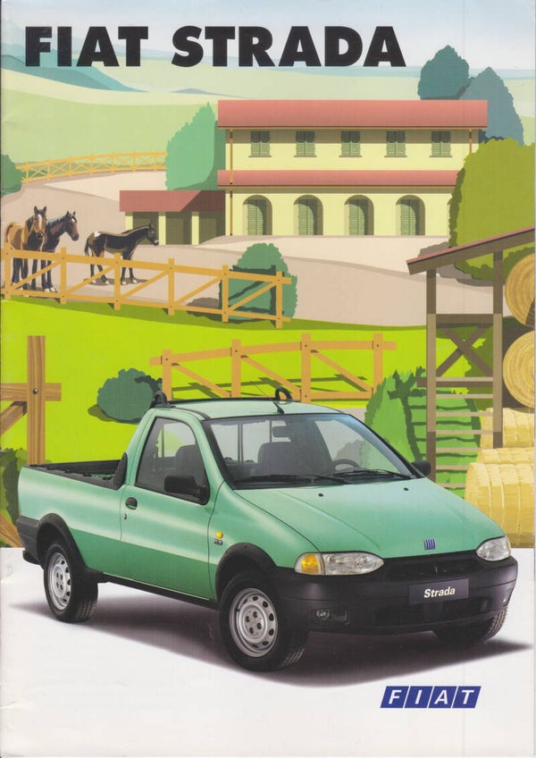 Fiat Strada Pickup brochure, 12 pages, Dutch, 12/1999