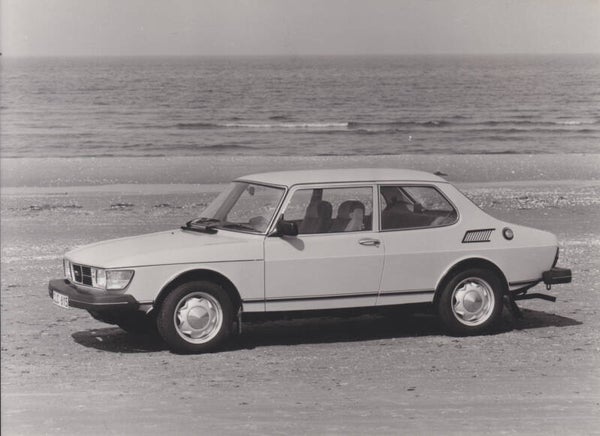 Saab 99 2-Door Sedan, press photo, Sweden, 1970s