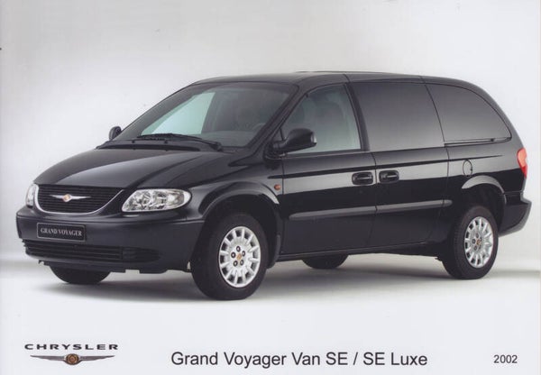 Chrysler Grand Voyager Van SE/SE Luxe, press photo, Dutch, 2002