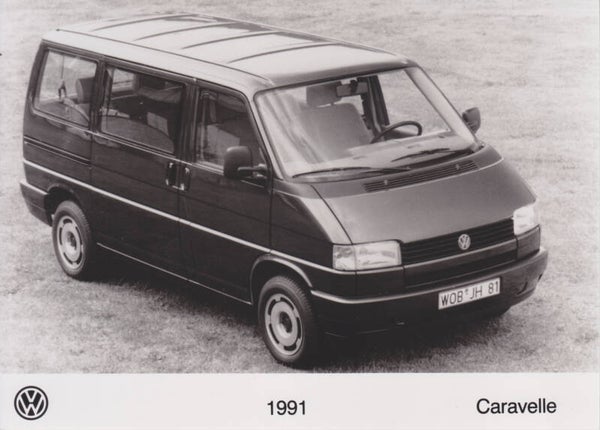 Volkswagen Caravelle, press photo, Dutch, 1991