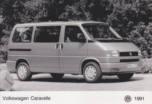 Volkswagen Caravelle, press photo, Dutch, 1991
