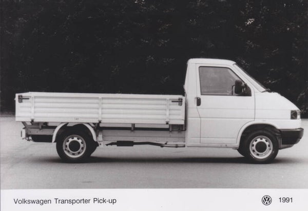 Volkswagen Transporter Pick-up, press photo, Dutch, 1991