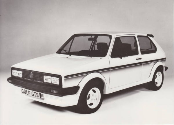 Volkswagen Golf II GTS, press photo, German, 1983