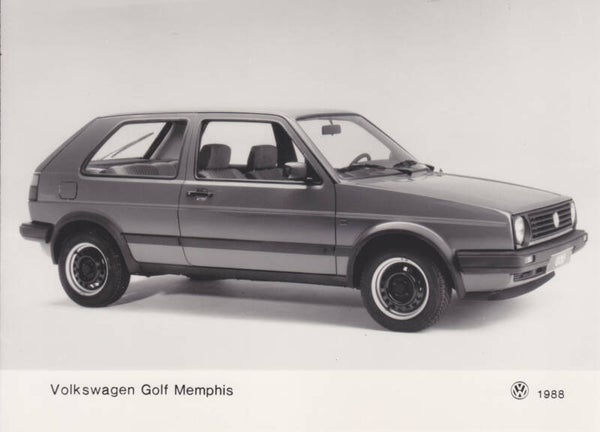 Volkswagen Golf II Memphis, press photo, German, 1988