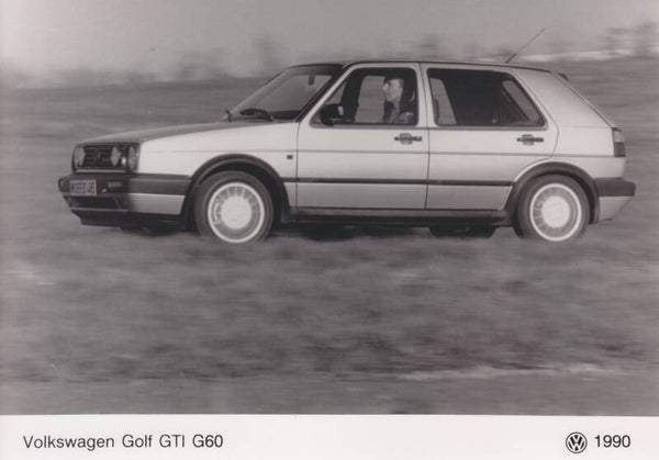 Volkswagen Golf II GTI G60, press photo, German, 1990