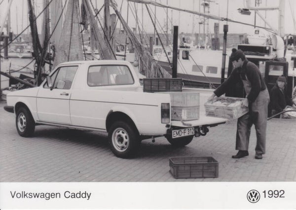 Volkswagen Caddy Pick-up, press photo, German, 1992