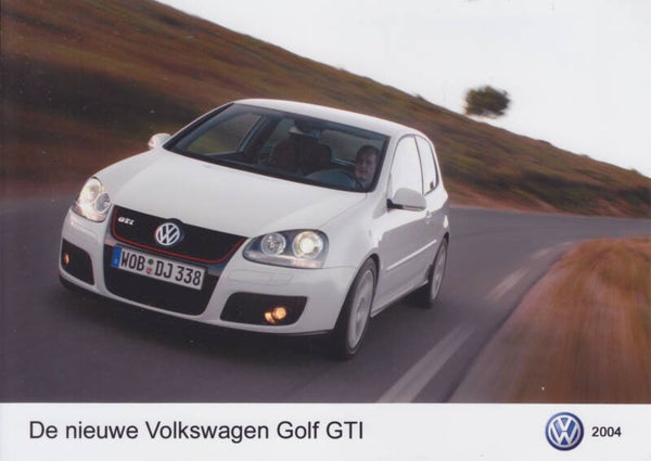 Volkswagen Golf GTI, press photo, Dutch, 2004