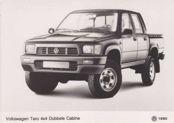 Volkswagen Taro 4x4 Double Cab Pick-up, press photo, German, 1990