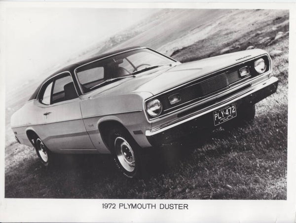 Plymouth Duster press photo, European, 1972