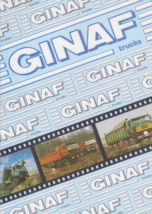 Ginaf [DAF-based] truck program, 8 pages, Dutch, c1985
