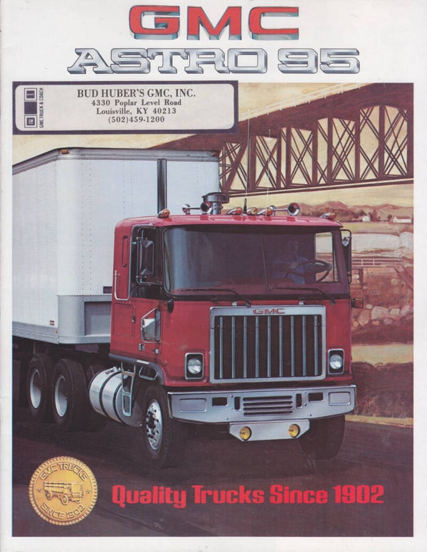 GMC Astro 95 truck series, 28 pages, USA, 1980
