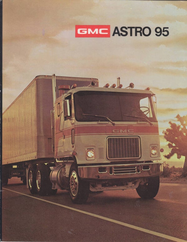 GMC Astro 95 truck series, 16 pages, USA, 8/1973