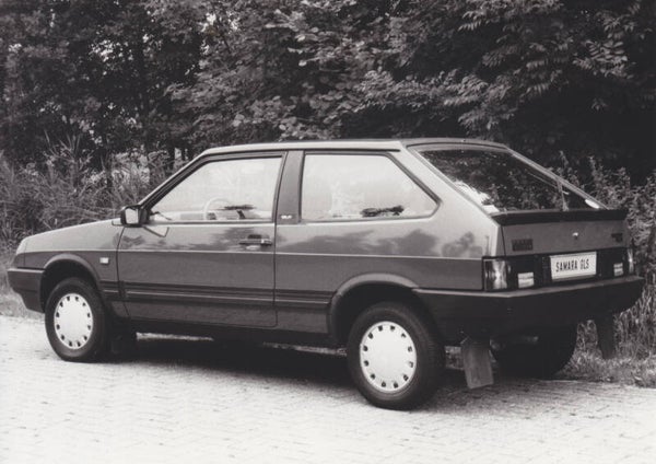 Lada Samara GLS press photo, Dutch, 1987