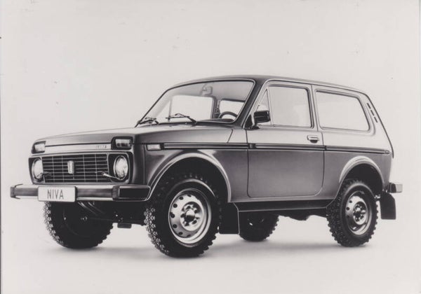 Lada Niva 4x4 press photo, Dutch, c1987