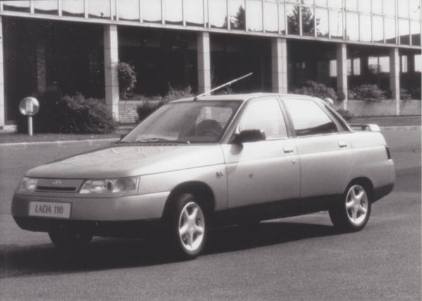 Lada 110 Sedan press photo, Dutch, c1999