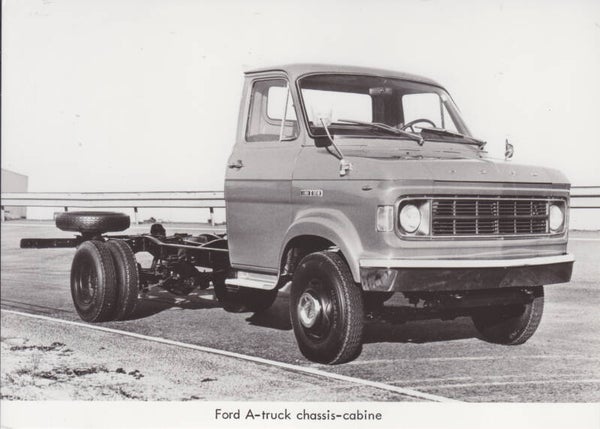 Ford A-truck chassis-cab, press photo, Dutch, 1978