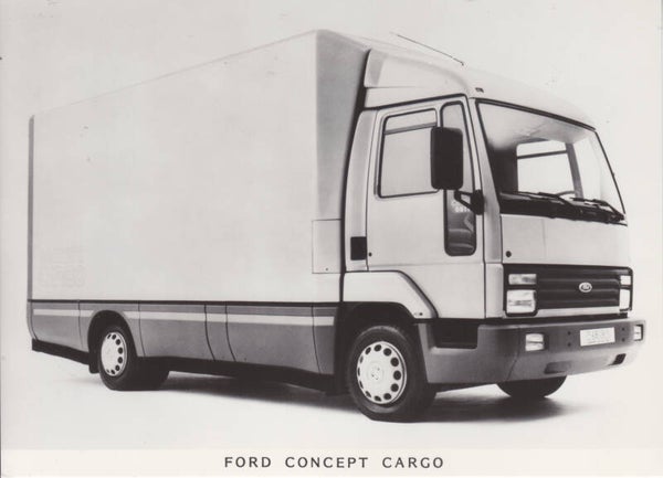 Ford concept Cargo truck, press photo, Dutch, c1981