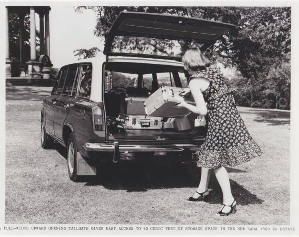 Lada 1500 ES Estate, press photo, UK, 1977