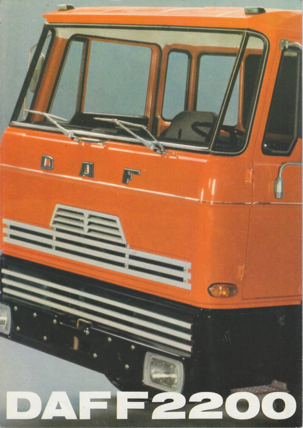 DAF F 2200, 8 pages, Dutch, 09/1971