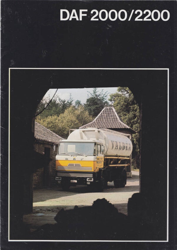 DAF 2000/2200 truck, 20 pages, Dutch, 09/1976