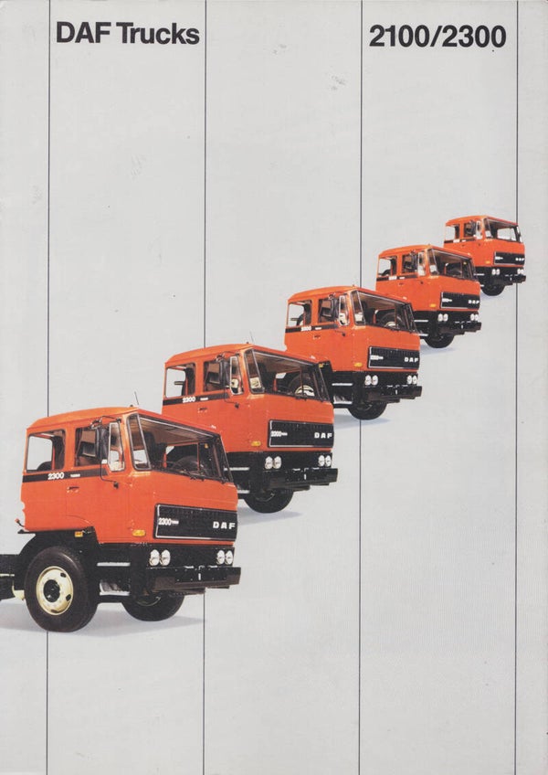DAF 2100/2300 truck, 20 pages, Dutch, c1980