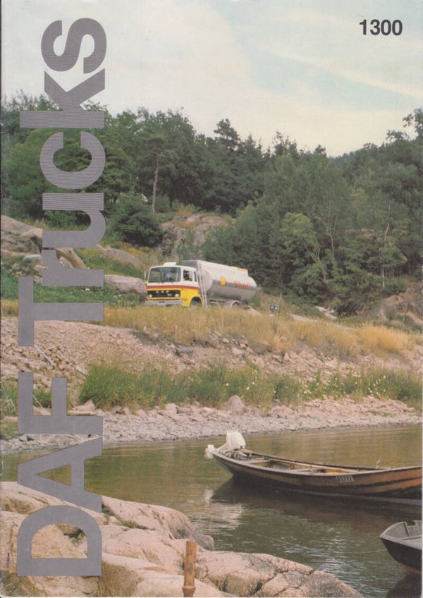 DAF 1300 truck, 12 pages, English, c1980