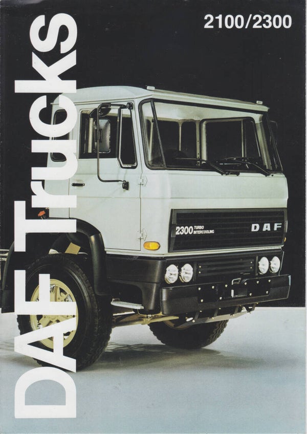 DAF 2100/2300 truck, 6 pages, Dutch, 10/1980