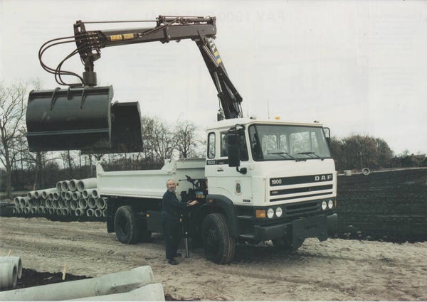 DAF FAV 1900 DNT [4x4], leaflet, 2 pages, Dutch, 1/1990