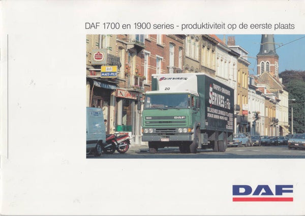 DAF 1700/1900 Series, 16 pages, Dutch, 9/1991