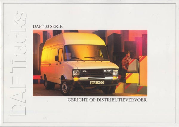 DAF 400 Van Series, 20 pages, Dutch, 1980s