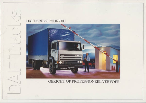 DAF 2100/2300 Series truck, 16 pages, Dutch, 1980s