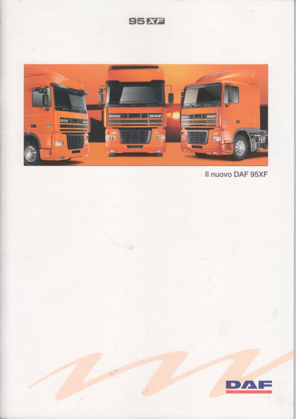 DAF 95 XF truck, 20 pages, Italian, 01/1997