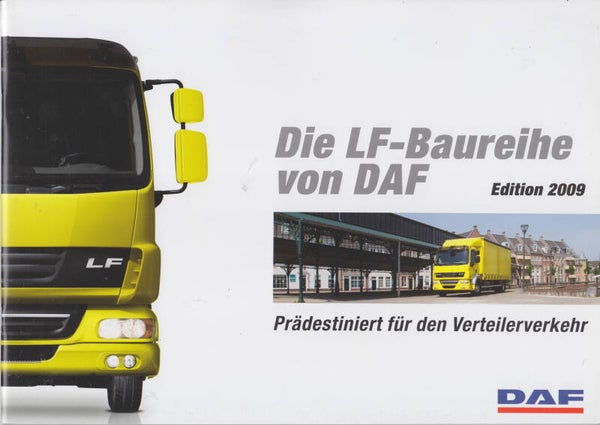 DAF LF-distribution truck range, 28 pages, German, 08/2009