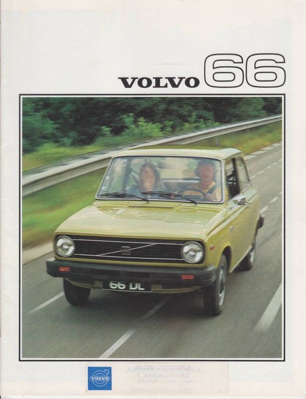 Volvo 66 program, 20 pages, Dutch,  8/1975
