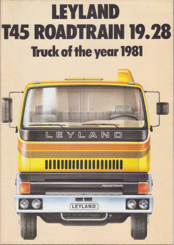 Leyland T45 Road Train 19.28 brochure, 16 pages, Dutch, c1981